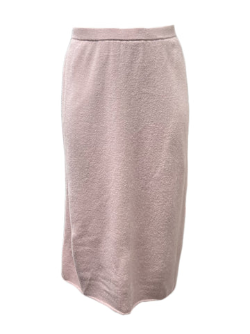 Marina Rinaldi Women's Pink Glena Knitted Straight Skirt NWT