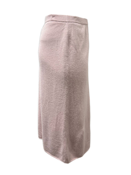 Marina Rinaldi Women's Pink Glena Knitted Straight Skirt NWT