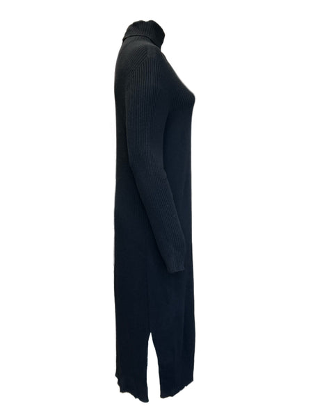 Marina Rinaldi Women's Black Galena Knitted Sweater Dress NWT