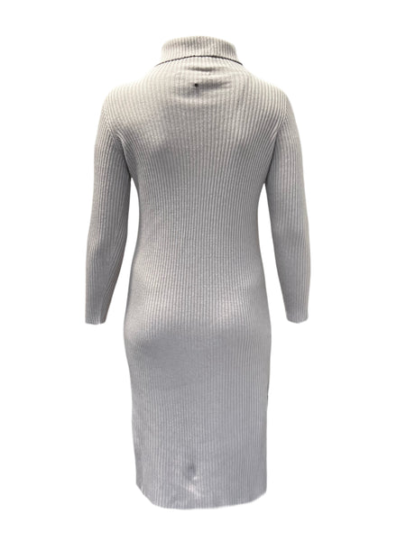 Marina Rinaldi Women's Beige Galena Knitted Sweater Dress NWT