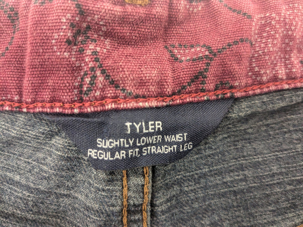 GANT Men's Blue Worn-in Bandana Liner Tyler Fit Jeans 101601