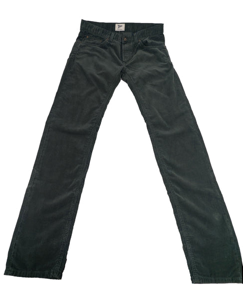 GANT Bottle Green Michael Bastian 5 Pocket Corduroy Pants 1019725 Size 32/34