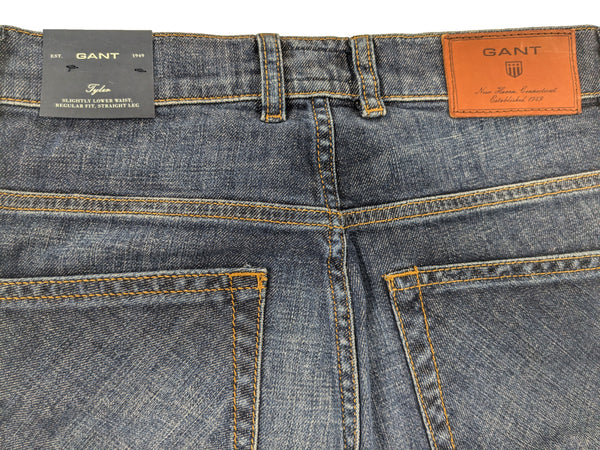 GANT Mid Blue Tyler Knight Comfort Jeans 1301111 Size 30/32 NWT