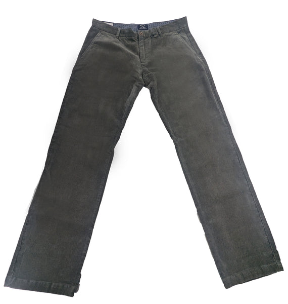 GANT Men's Dark Graphite New Haven Stone Cord Pants 1513950 Size 32/32