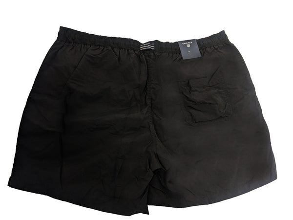 GANT Men's Black Solid Swim Shorts Bathing Suit 20000 Size 3XL