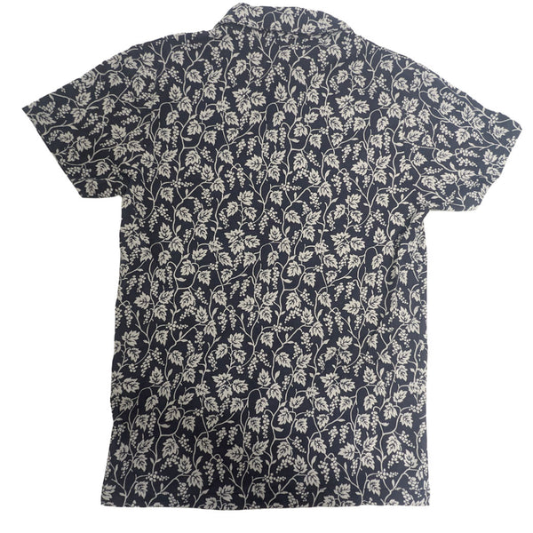 GANT RUGGER Men's Evening Blue All Over Print Rugger Polo 202310 Size XS