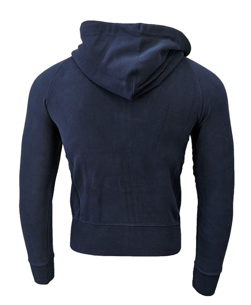 GANT Men's Evening Blue Full Zip Logo Hoodie Size Small NWT