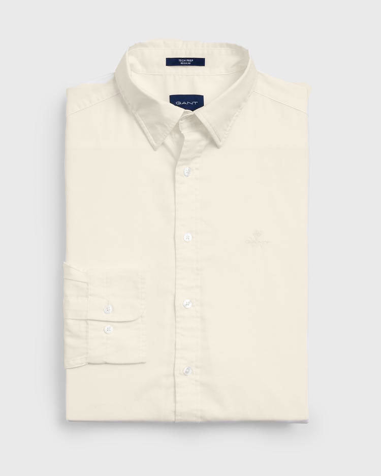 GANT Dry Sand Tech Prep Solid Button Down Shirt 3002560 Size M NWT