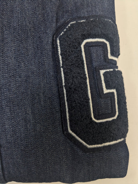 GANT Dark Indigo Badge Twill Button Down Shirt 3013930 Size M NWT