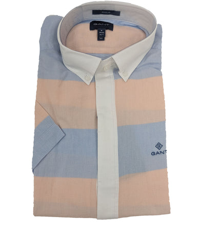 GANT Men's Peach Bud Oxford Air Popover Polo 3015031 Size M NWT