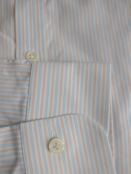 GANT DIAMOND G Men's Eraser Broadcloth Stripe Fitted Spread 303902 Size 40 NWT