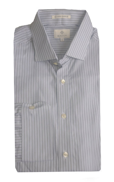 GANT DIAMOND G Men's Bi-Color Fitted Spread Shirt 384122 Size 39 NWT