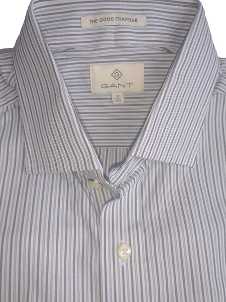 GANT DIAMOND G Men's Bi-Color Fitted Spread Shirt 384122 Size 39 NWT