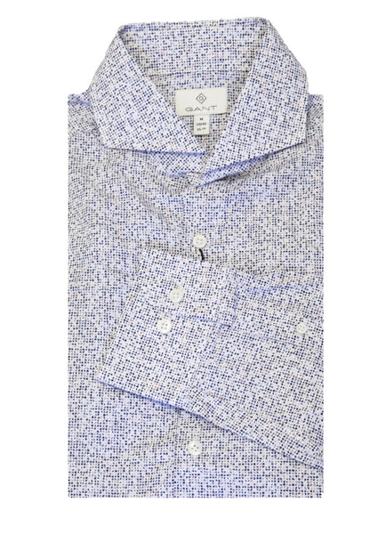 GANT DIAMOND G Men's Micro Action Art Fitted Amalfi 384627 Size M $225 NWT
