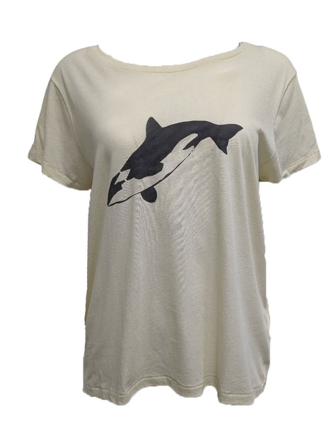 GANT RUGGER Women's Pearl Orca Tee T-Shirt 404687  Size X-Large