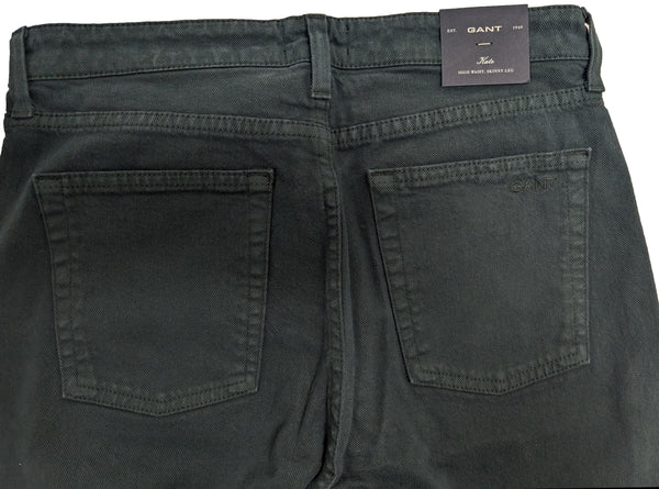 GANT Women's Tartan Green Kate Colored Twill Jeans 410143