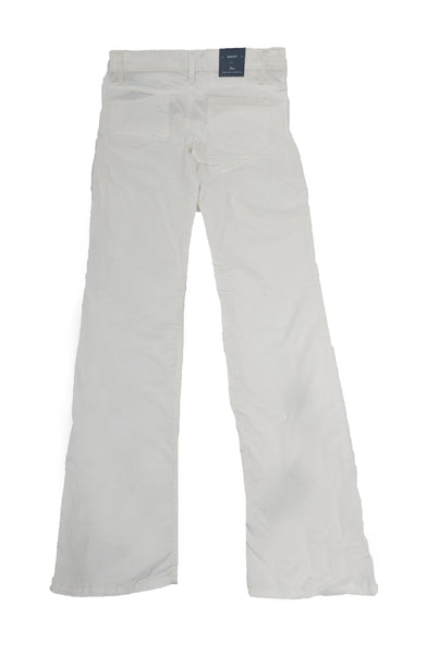 GANT Women's Off White Dana Classic Washed Pants 410890 $198 NWT
