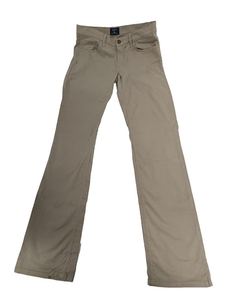 GANT Women's Dark Khaki Dana Classic Pants 410980 Size 28/32