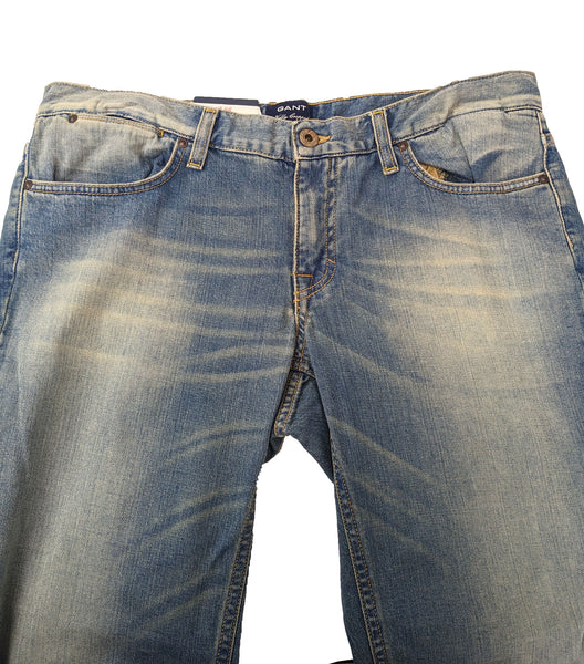 GANT Women's Mid Blue Kelly Vintage Cropped Skinny Jeans 410907 $228 NWT