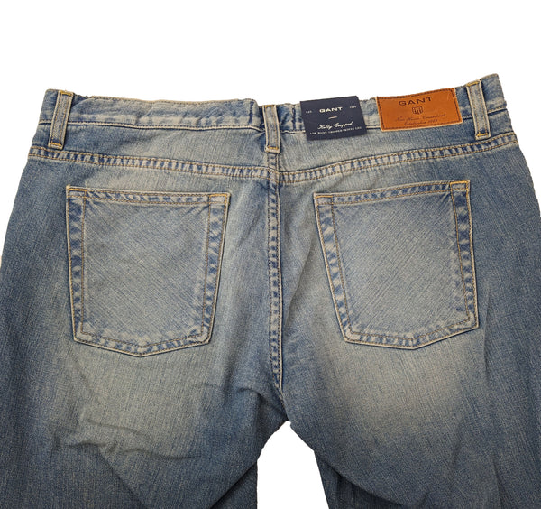 GANT Women's Mid Blue Kelly Vintage Cropped Skinny Jeans 410907 $228 NWT