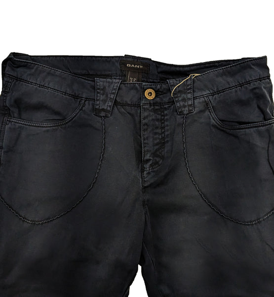 GANT Women's Marine Lycra Twill Pants 414614 Size 8 Long NWT