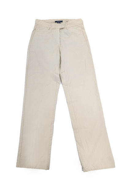 GANT Women's Putty Garment Dyed Poplin Chinos 414664 $225 NWT