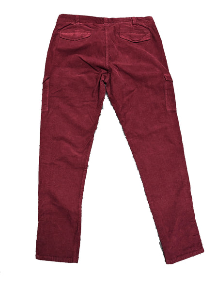GANT Women's Burgundy Corduroy Cargo Pants 414669 Size US 10/ EU 40