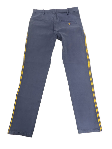 GANT RUGGER Women's Medival Blue Marching Pants 414801 $195 NWT