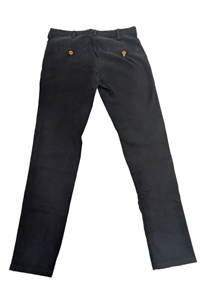 GANT RUGGER Women's Thunder Blue Cropped Chinos 414843 Size 12 NWT