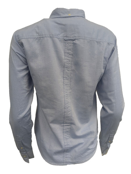 GANT Women's Capri Blue Yale Solid Oxford Shirt 431840 Size EU 36/ US 6