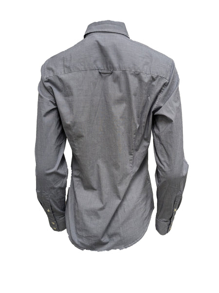 GANT Women's Medieval Blue Co-Pop Stretch Shirt 431938 Size 10