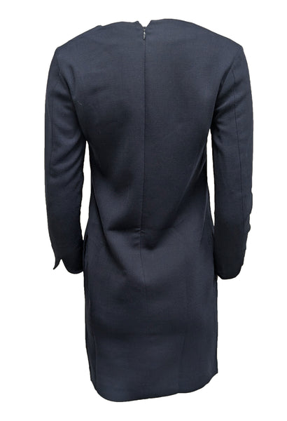 GANT  Women's Dark Blue Crepe Wool Blend Dress 450782 Size 4