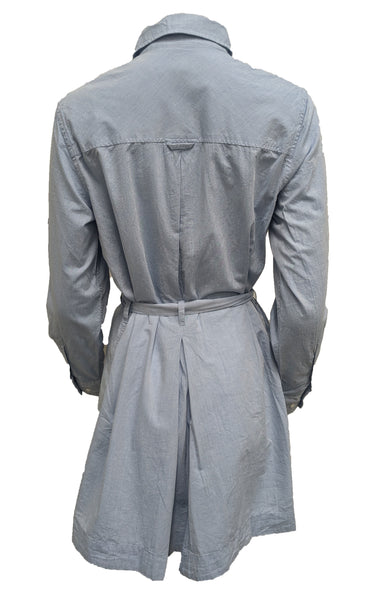 GANT Women's Hamptons Blue Air Chambray Dress 450838 Size US 10/ EU 40