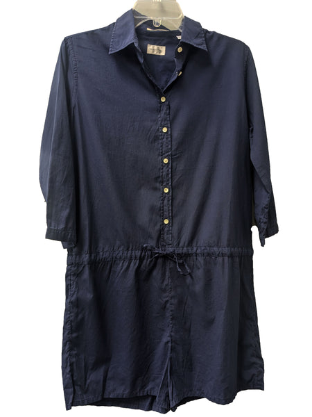 GANT RUGGER Women's Classic Blue The Onesie 450874 $145 NWT