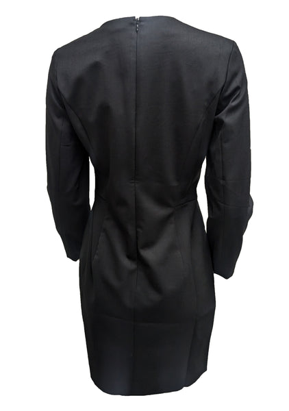 GANT Women's Black Wool Stretch Dress 450895 Size US 8/ EU 38