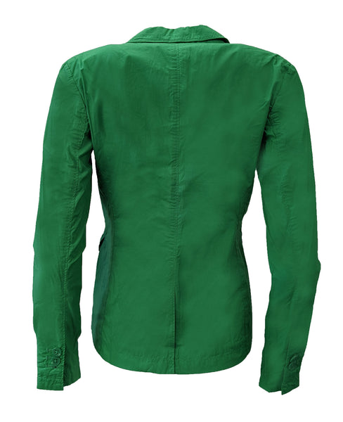 GANT Women's Hulk Green Cotton Poplin Blazer 476495 Retail $250 NWT