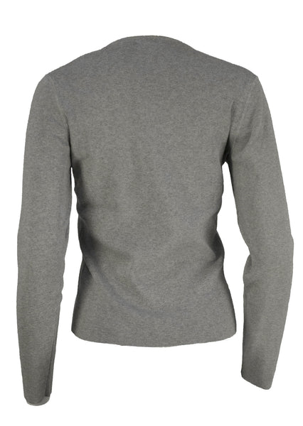 Gant Women's Travel Sweater, Light Grey Melange, Small