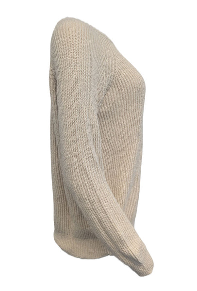 GANT RUGGER Women's Almond Cotton Marisa Sweater 488808 Size Large