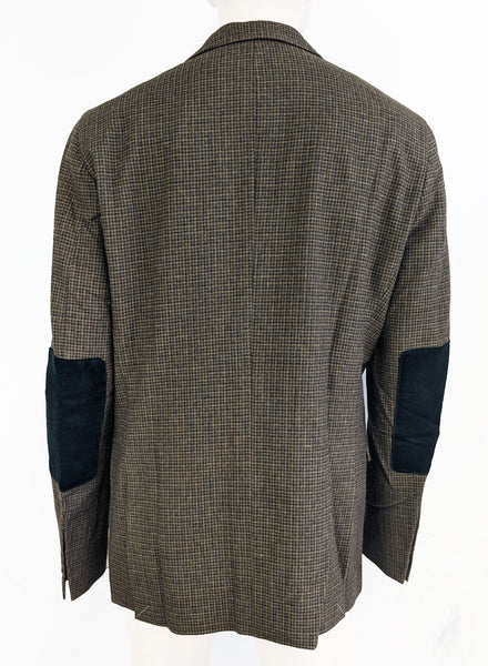 GANT Michael Bastian Men's Bottle Green Stockbridge Mini Check Blazer $375 NWT