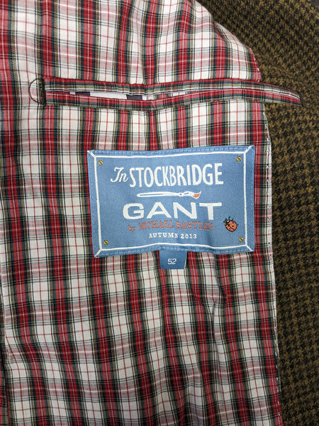 GANT Michael Bastian Men's Bottle Green Stockbridge Mini Check Blazer $375 NWT