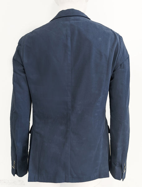 GANT RUGGER Crown Blue Cotton Uncontructed Blazer 76942 Size US 36/ EU 46