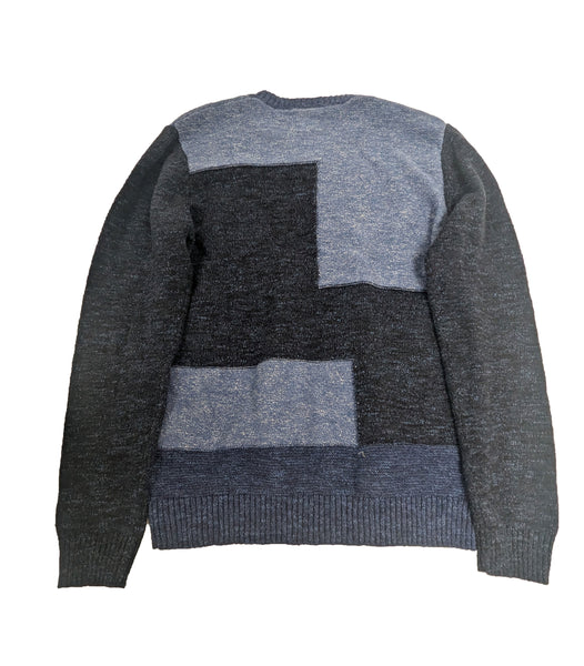 GANT RUGGER Marine The Blockster Sweater 808010 Size Medium