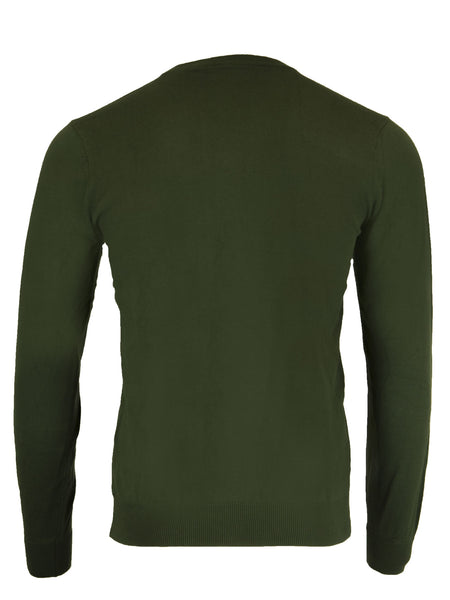 GANT Men's Pine Green O2 Gant Logo V-Neck Sweatshirt 81245 Size M $165 NWT