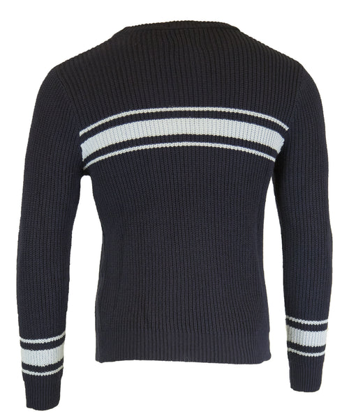 Gant Rugger Men's The Varsity Sweater (84053), Medium, Classic Blue