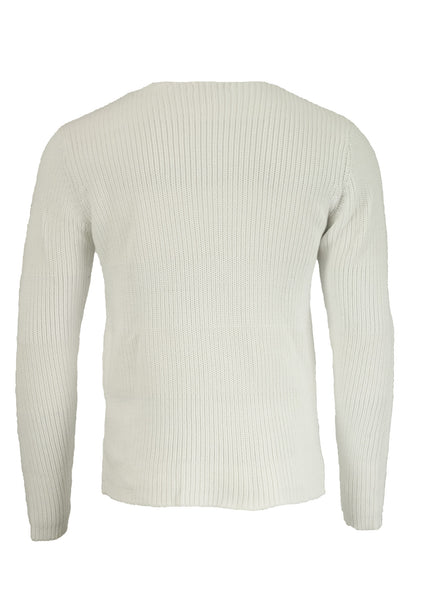 GANT Diamond G Men's White Rugby Stripe Crew 84182 Medium $165 NWT