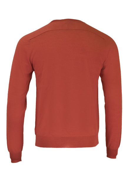 GANT Men's Faded Rose Extra Fine Merino Silk Vee 89023 Size M $205 NWT