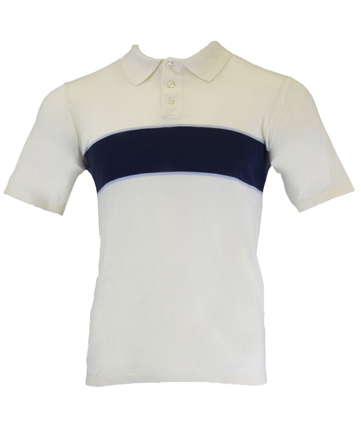 GANT Men's Cotton Silk Stripe Polo 89030 Size M $135 NWT