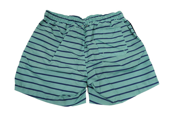 GANT Men's Pool Green Breton Stripe Swim Shorts 921916010 Size M NWT