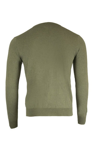 GANT Men's Wood Melange Cotton Wool V-Neck 83102 Size Medium $125 NWT