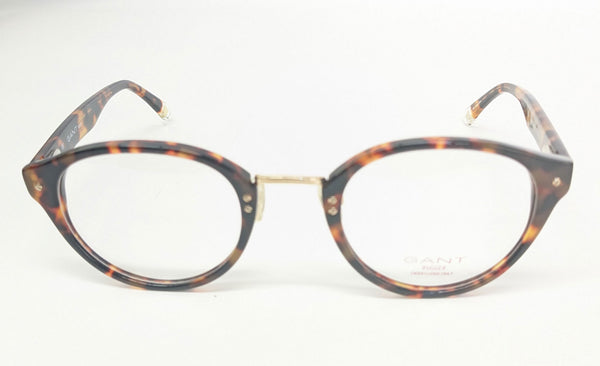 GANT RUGGER Men's Round Dante Eyeglass Frames 50-25-145  -Tortoise NEW